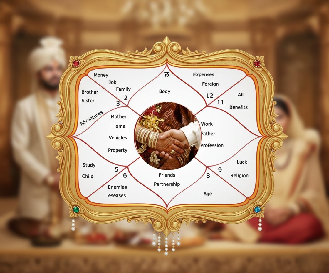विवाह हेतु कुंडली मिलान
